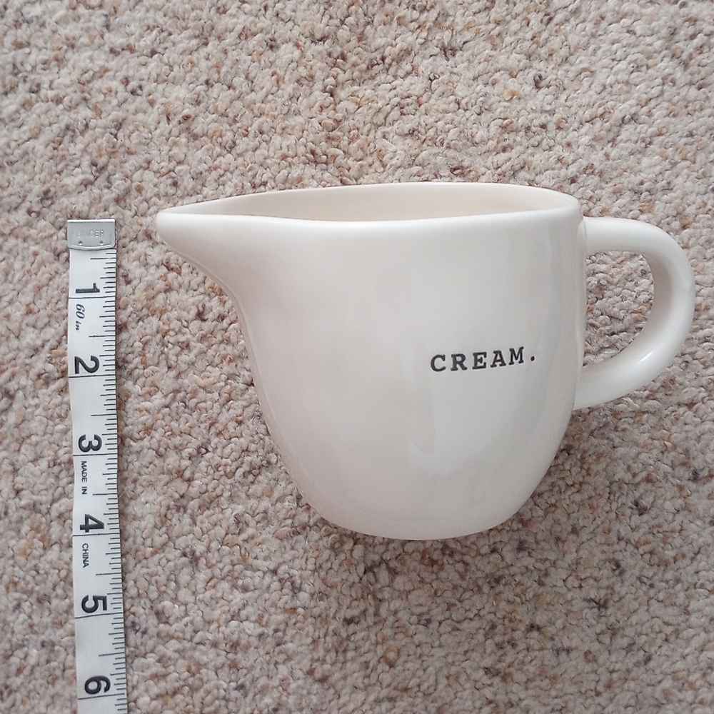Cream Pitcher Rae Dunn Collection - Picture 3 of 4